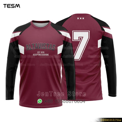 Sun Protection Long-Sleeved T-Shirt Men Sports T-Shirt Summer Breathable Balloon Clothing Kid Outdoor Casual Round Neck