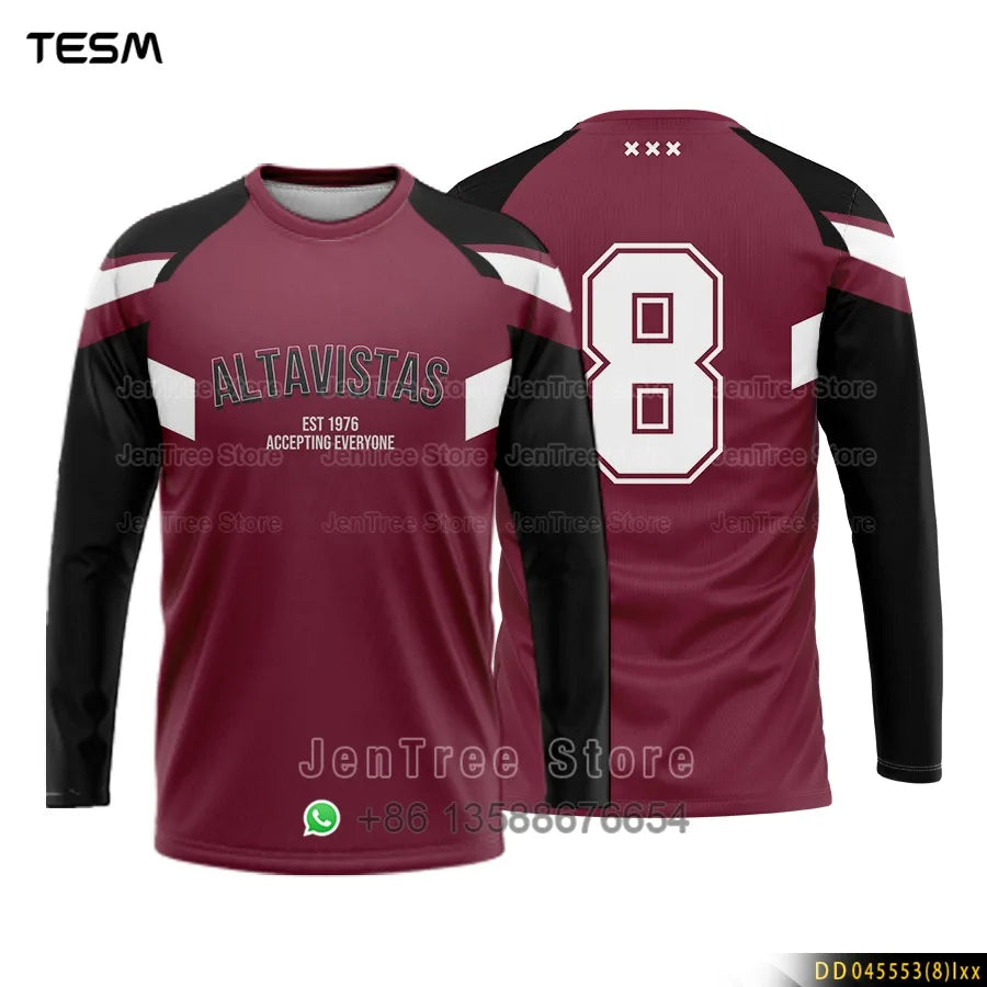 Sun Protection Long-Sleeved T-Shirt Men Sports T-Shirt Summer Breathable Balloon Clothing Kid Outdoor Casual Round Neck