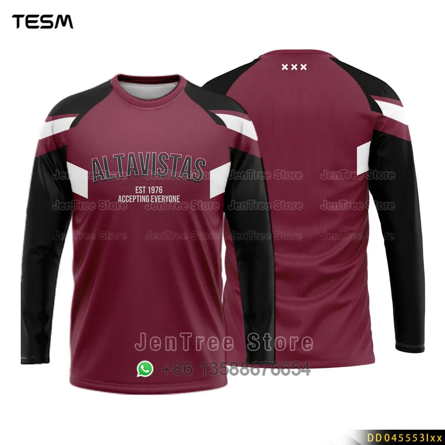 Sun Protection Long-Sleeved T-Shirt Men Sports T-Shirt Summer Breathable Balloon Clothing Kid Outdoor Casual Round Neck