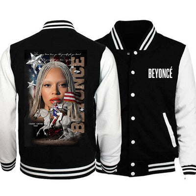 Beyonce Cowboy Carter Tour 2025 Hoodie Baseball Uniform Jacket Women Men Baseball Jacket Streetwear