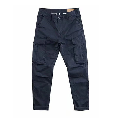 2024 Men Summer Spring Pockets Pants Outdoor Men's Clothes Outdoor Cotton Work Overalls Thin Loose Casual Trousers WX598803 HHJ