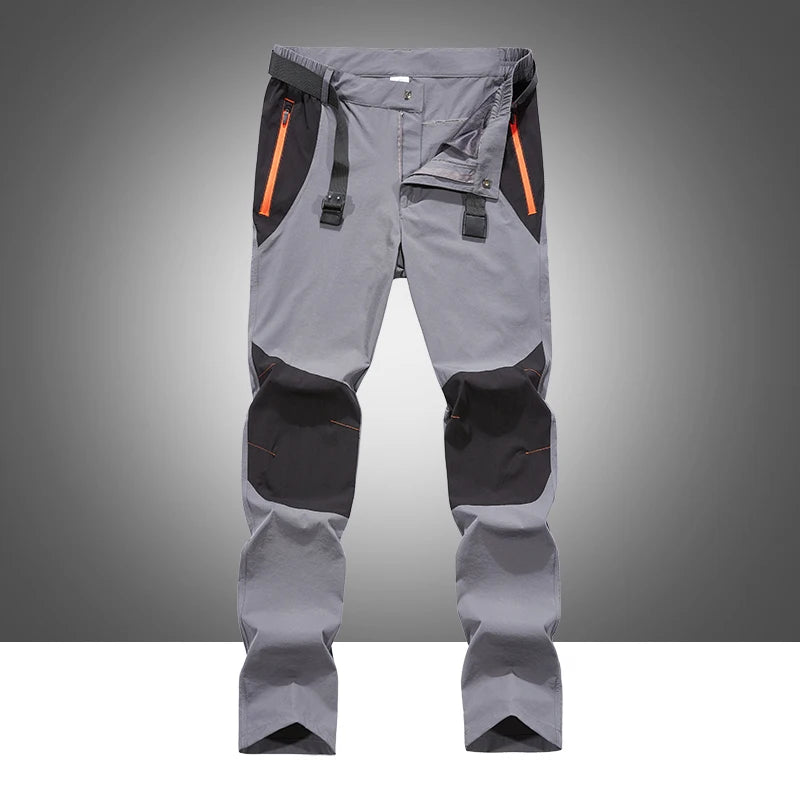 Spring Summer Men Outdoor Trousers Fashion Sport Pants Quick Drying Casual Hiking Mountain Climbing Waterproof Cargo Pants Men