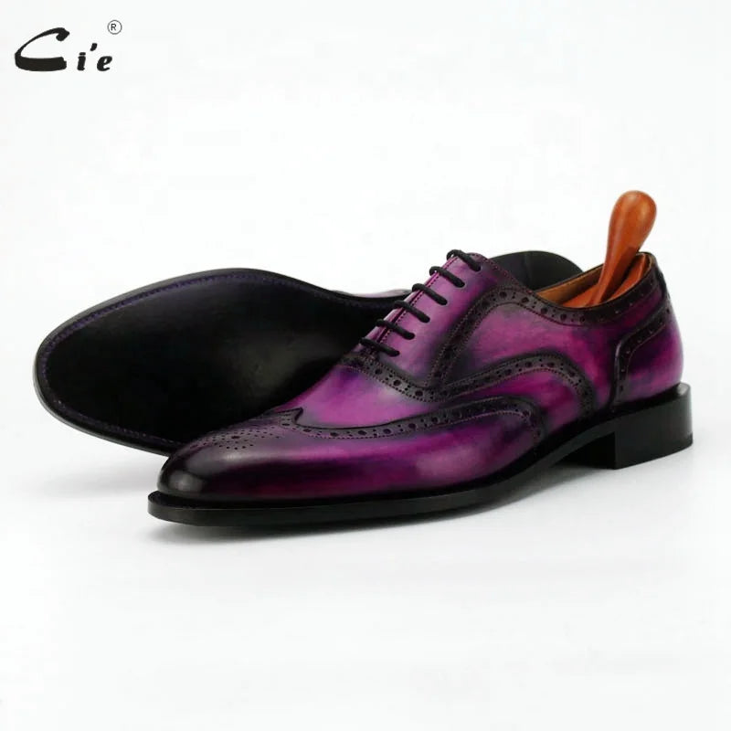Cie Full Grain Calf Leather Material Men's Luxury Oxford Leather Dress Shoes
