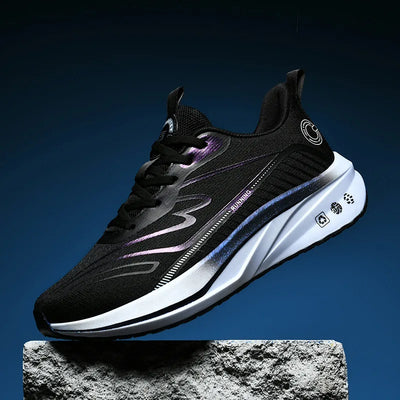 48 Men's Youth Running Shoes Large Size Fashionable Anti-Carbon Plate Sports Casual Mesh Lining Slippery Student Walking Style