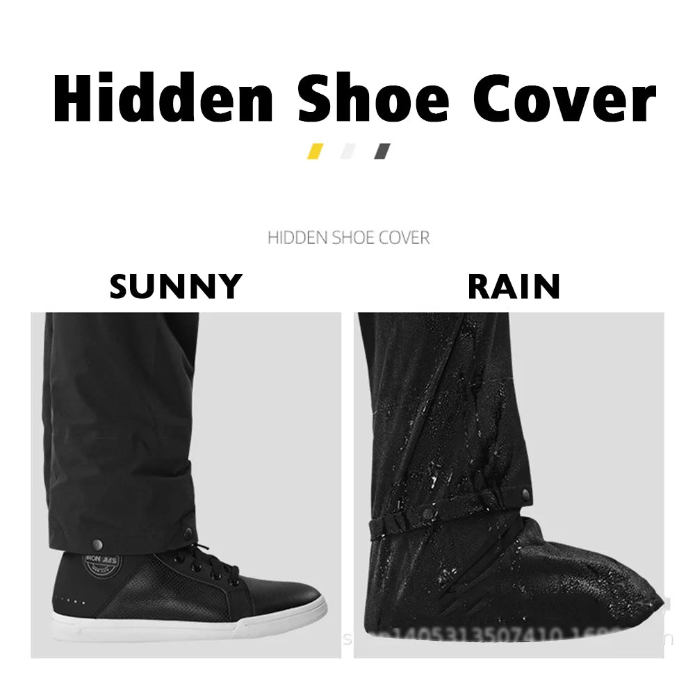 Motorcycle Raincoat Waterproof 100% Motorcycle Rider Raincoat Suit Moto Raincoat Rain Coat Jacket Pants Biker Rain Set Men Women