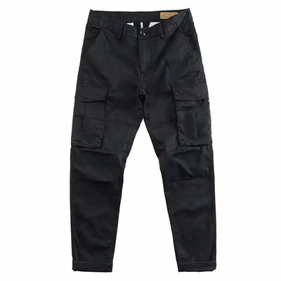 2024 Men Summer Spring Pockets Pants Outdoor Men's Clothes Outdoor Cotton Work Overalls Thin Loose Casual Trousers WX598803 HHJ