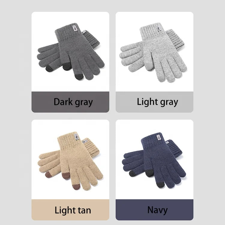 REXCHI DZ100 New Arrival Korean Men Knit Winter Warm Cycling Cheap Promotion Fashion Woman Glove Winter