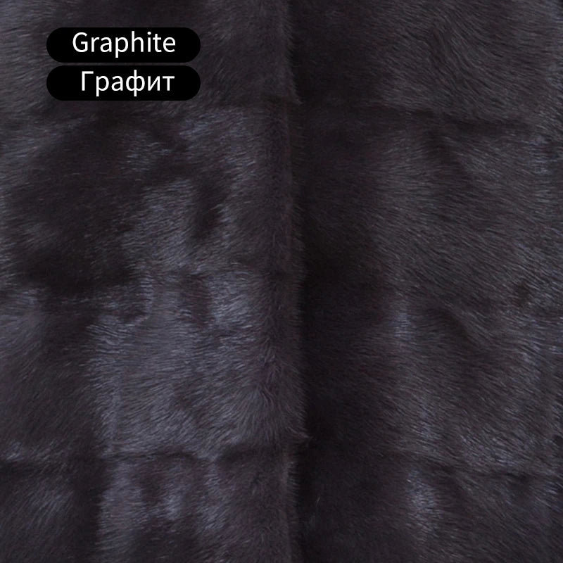 Mink Fur Vest Winter Women Long Real Fur Vest Femme Warm Natural Mink Vest Plus Size 2024 New Arrival Clothes Mandarin Collar