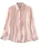 JAC228 M48625 Spring New Women's Long Sleeve  Silk Blouse
