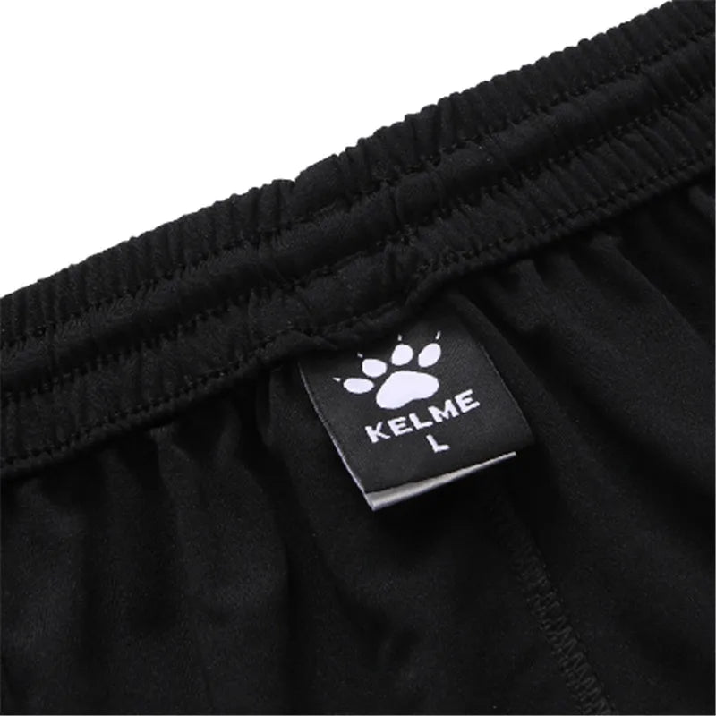 KELME Men's Running Shorts Kid Soccer  Summer Elastic Football Quick Dry Breathale Light Sportswear Sports Shorts Male K15Z434-1