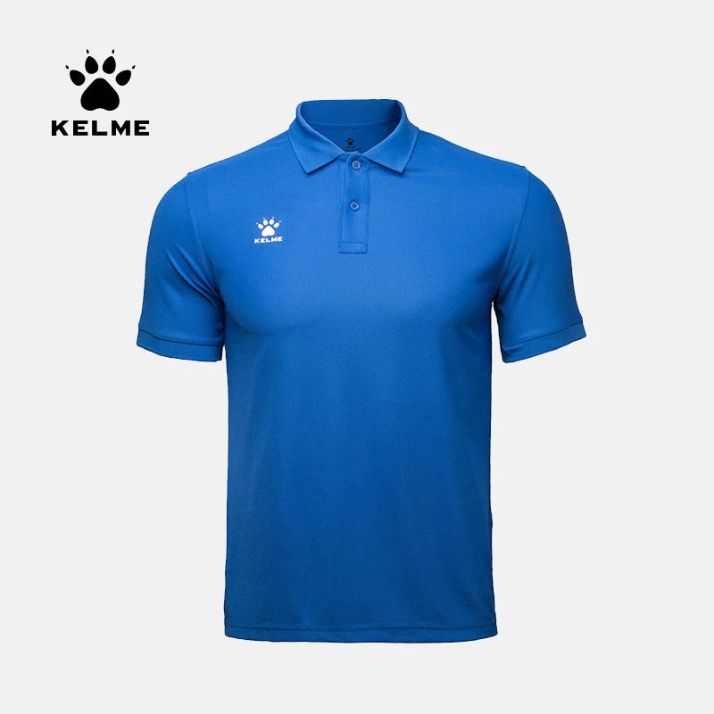 KELME Men's Training Polo T-Shirt  Summer Running  Shirts Casual Short Sleeve Tops High Quantity Polo For Men 3891064