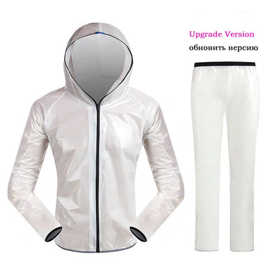 LIKE RAIN Waterproof Raincoat Men Outdoor Riding Rain Suit Women Fashion Windproof Rainwear Rain Jacket Motorcycle Raincoat RC01