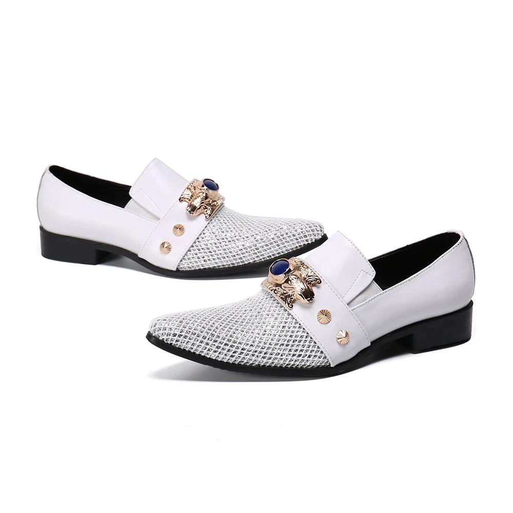 NA292 New Fashion Low Cut Crocodile Pattern Leather Boot Shoes Mens Slip-on Business Shoes Male Formal Dress Shoe