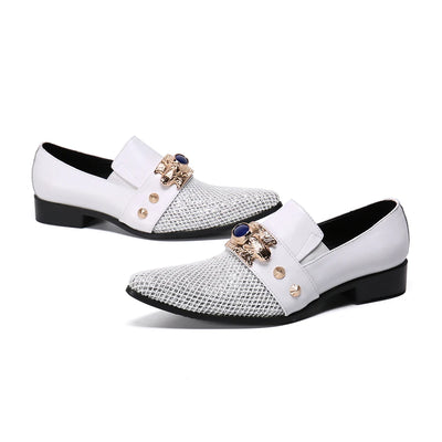 NA292 New Fashion Low Cut Crocodile Pattern Leather Boot Shoes Mens Slip-on Business Shoes Male Formal Dress Shoe