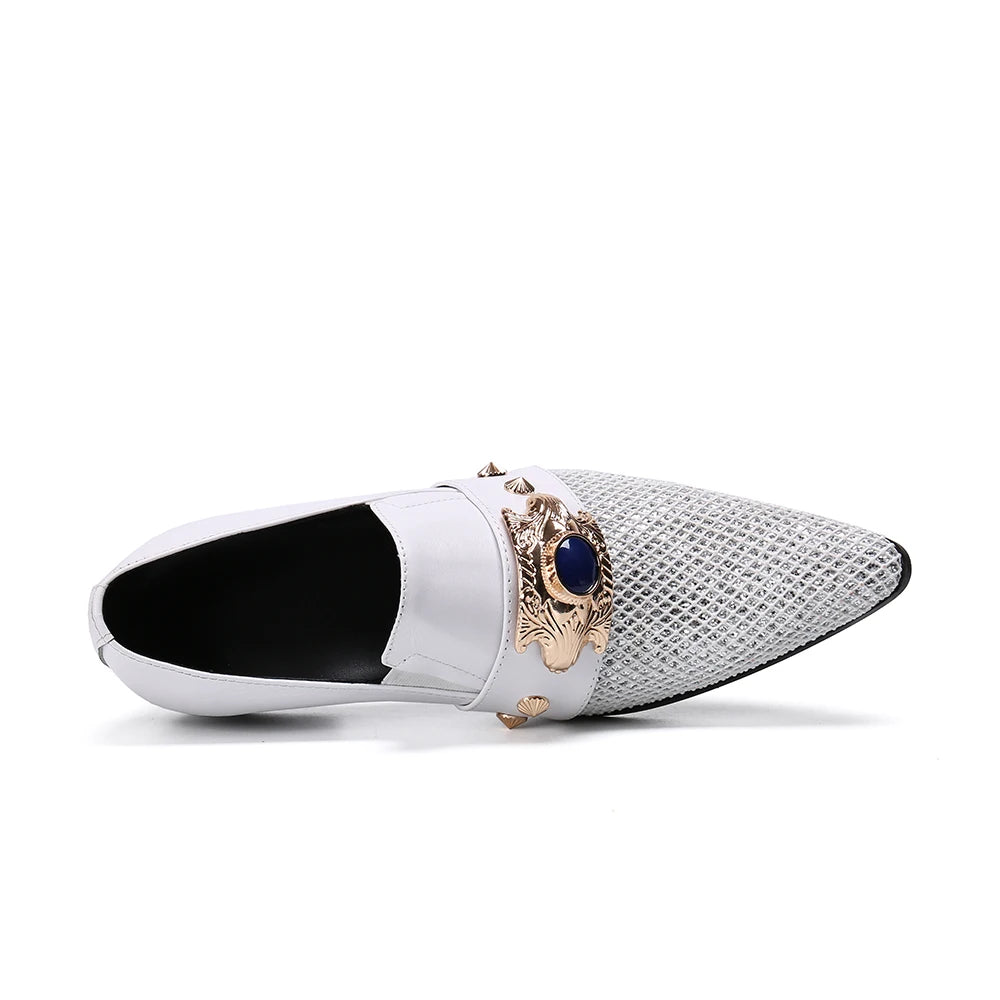 NA292 New Fashion Low Cut Crocodile Pattern Leather Boot Shoes Mens Slip-on Business Shoes Male Formal Dress Shoe