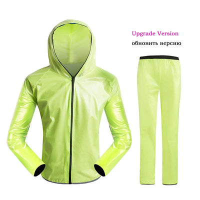 LIKE RAIN Waterproof Raincoat Men Outdoor Riding Rain Suit Women Fashion Windproof Rainwear Rain Jacket Motorcycle Raincoat RC01