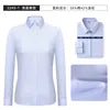 pink2 2526 Men's elastic and comfortable shirt Korean version business professional dress interview white shirt K78D8-01-25