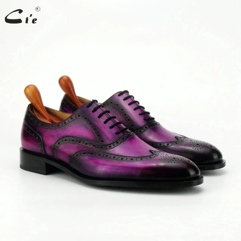 Cie Full Grain Calf Leather Material Men's Luxury Oxford Leather Dress Shoes