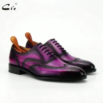Cie Full Grain Calf Leather Material Men's Luxury Oxford Leather Dress Shoes