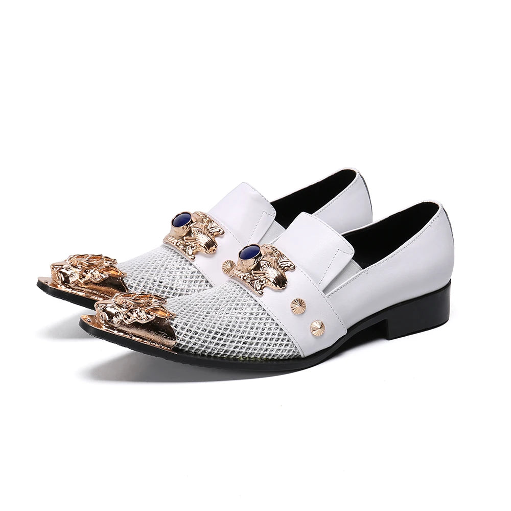 NA292 New Fashion Low Cut Crocodile Pattern Leather Boot Shoes Mens Slip-on Business Shoes Male Formal Dress Shoe