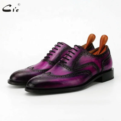 Cie Full Grain Calf Leather Material Men's Luxury Oxford Leather Dress Shoes