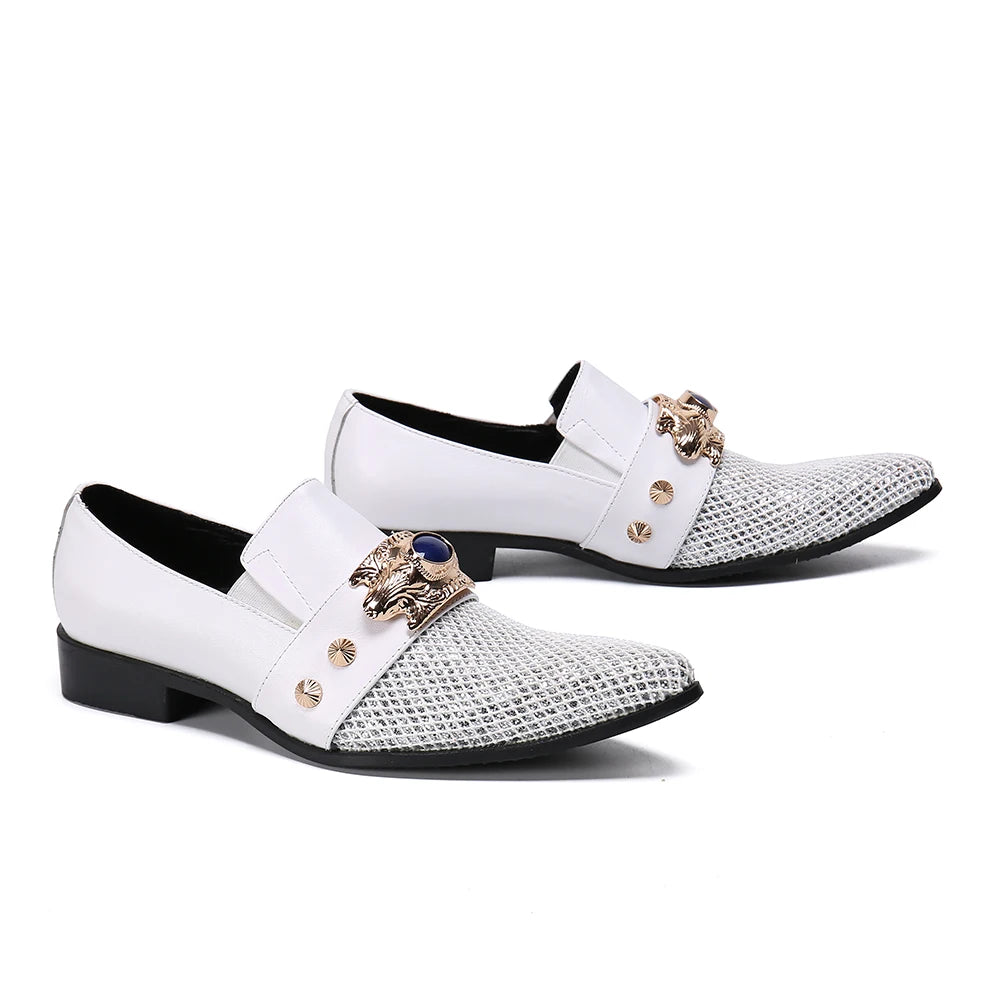NA292 New Fashion Low Cut Crocodile Pattern Leather Boot Shoes Mens Slip-on Business Shoes Male Formal Dress Shoe