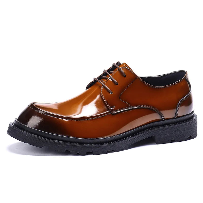 Best Quality Men's Genuine Leather Oxford Dress Shoes Handmade Sleek Formal Lace-Up for Weddings & Business Attire