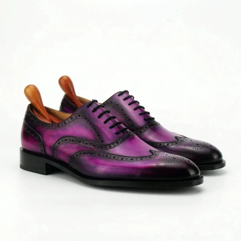 Cie Full Grain Calf Leather Material Men's Luxury Oxford Leather Dress Shoes