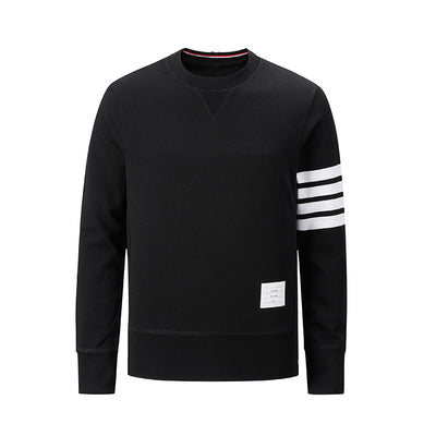 BROWIN TB yarn-dyed four bar crew neck sweater men's and women's jacket a generation of hair