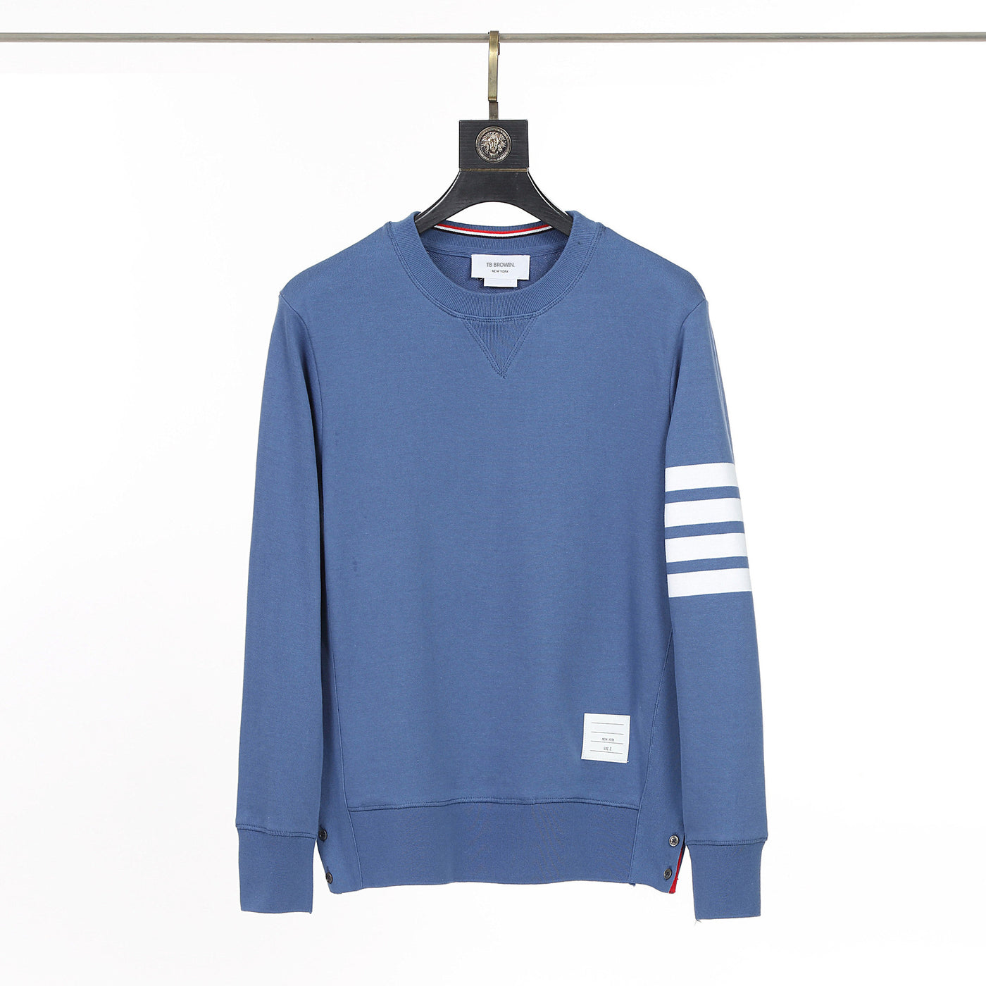 BROWIN TB yarn-dyed four bar crew neck sweater men's and women's jacket a generation of hair