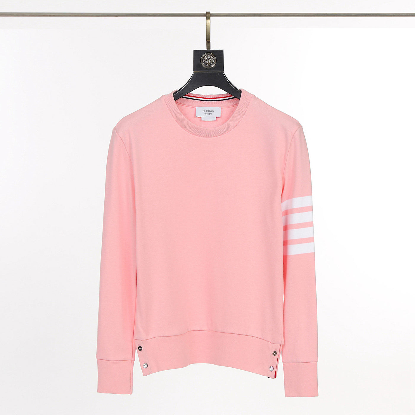 BROWIN TB yarn-dyed four bar crew neck sweater men's and women's jacket a generation of hair