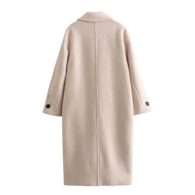 Foreign Trade Autum New European and American Style Beaded Leather Pure Color Loose Elegant Outwear Jacket 8073243