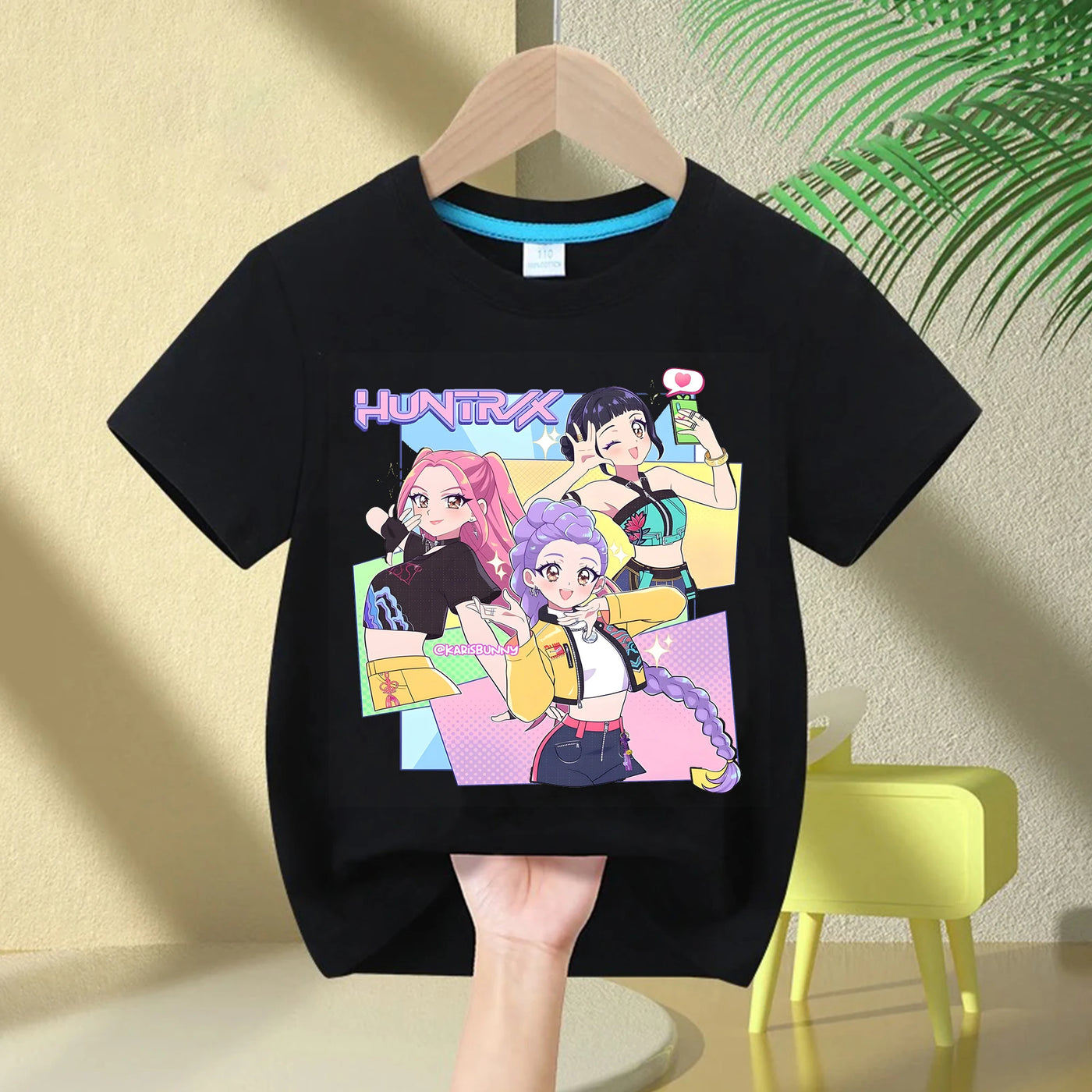 2025 Hot Movie Soft Cotton Baby Girls T Shirt Children's Clothing KPop Demon Hunters Fans Gifts Kids Clothes Fashion Casual Tops
