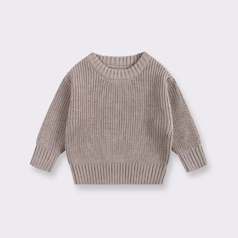 0-7T Toddler Kid Baby Boy Girl Winter Clothes Newborn Baby Sweater Infant Knit Pullover Top Casual Basic Top Knitwear Outfit