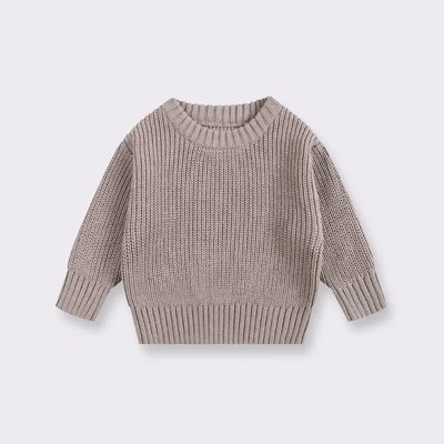 0-7T Toddler Kid Baby Boy Girl Winter Clothes Newborn Baby Sweater Infant Knit Pullover Top Casual Basic Top Knitwear Outfit
