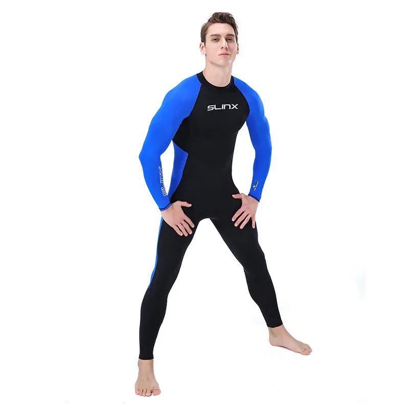 Men Youth Boys Wetsuit Thin Quick-Drying Swimsuit One-Piece Anti-Jellyfish Surfing Sunscreen Clothes Swimming Suit Dive Skin