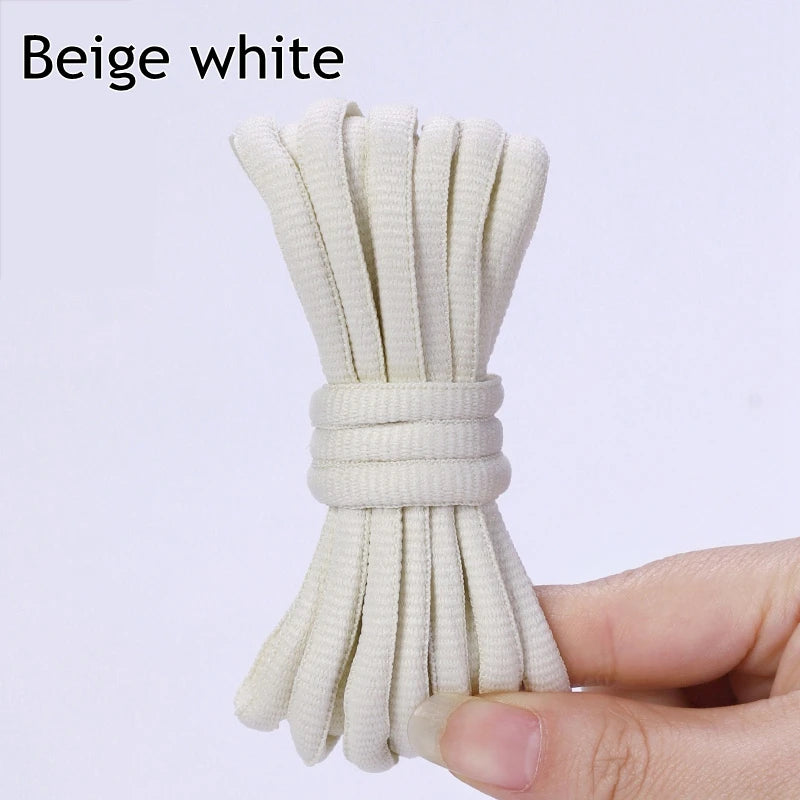 1Pair Oval Shoe Laces Half Round Athletic Shoelaces for Running Sneakers Laces Shoes Strings Durable without Fading Shoelace