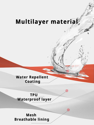 Motorcycle Raincoat Waterproof Suit Cycling Breathable Light Portable Split Jacket Pant Reflective for Outdoor Sport Equipments