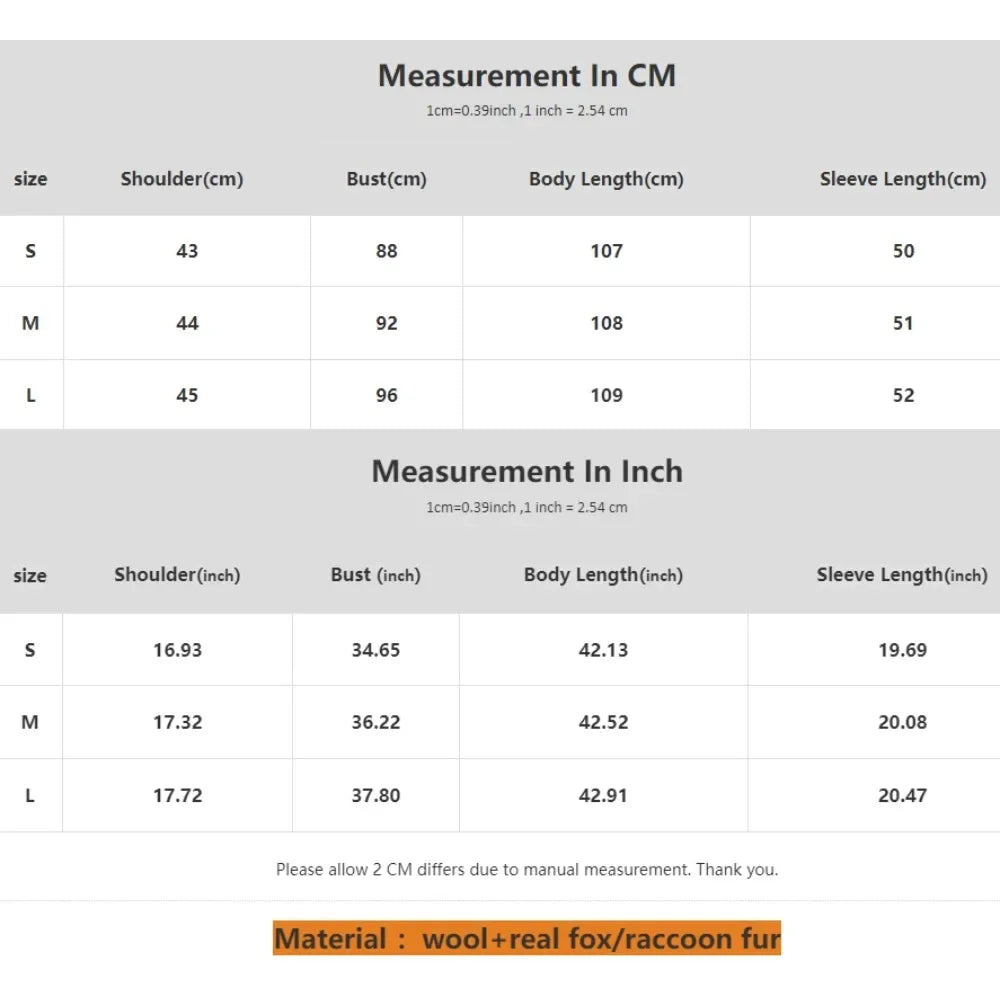 2025 New Autumn Wool Blend Coat Women Elegant Warm Real Fox Fur Collar Winter Wool Coat Female Double-sided Cashmere Jacket