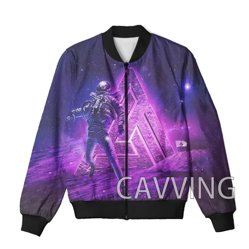 CAVVING 3D Printed  Rapper Chris Brown  Zipper Bomber Jackets Men Overcoat Mens Coat Zip Up Jackets for Women/Men   J02