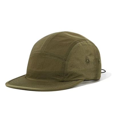 Casual Japanese Style Splicing Baseball Cap Quick-drying Adjustable Sunshade Cap Thin 5-Panel Sun Visor Cap Unisex