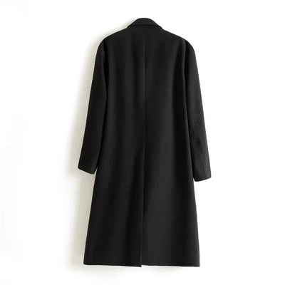 High Quality Men's Winter Long-Length Woolen Coats Outwear Business Casual Cotton Thicken Overcoat Loose Warm Windbreaker Jacket