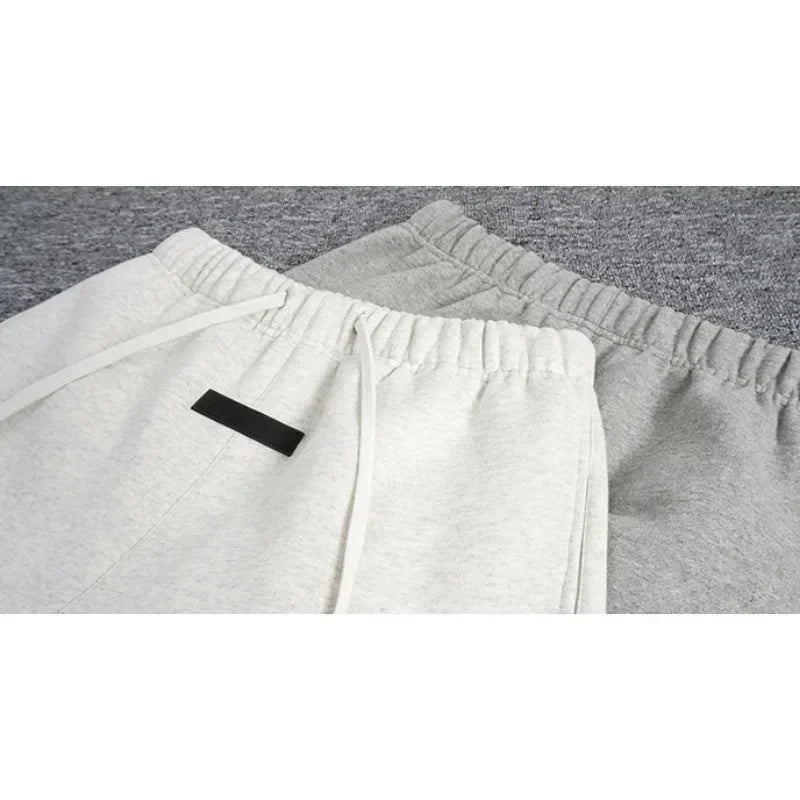 Season 8 Luxury Brand Men's Casual Pants Two Rows Flocked Letter Logo Top Quality Designer Brand Sweatpants