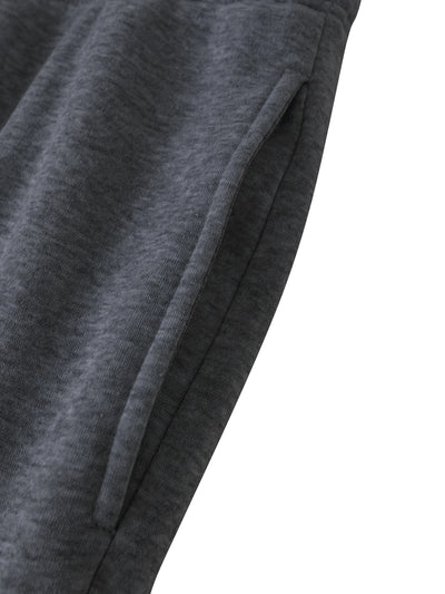 3 pieces of men's solid color casual sports pants - breathable lightweight suitable for daily wear