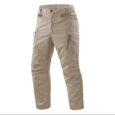 Men Cargo Pants Trousers Multi-pocket Waterproof Wear-resistant Casual Training Overalls Clothing Comfortable Breathable