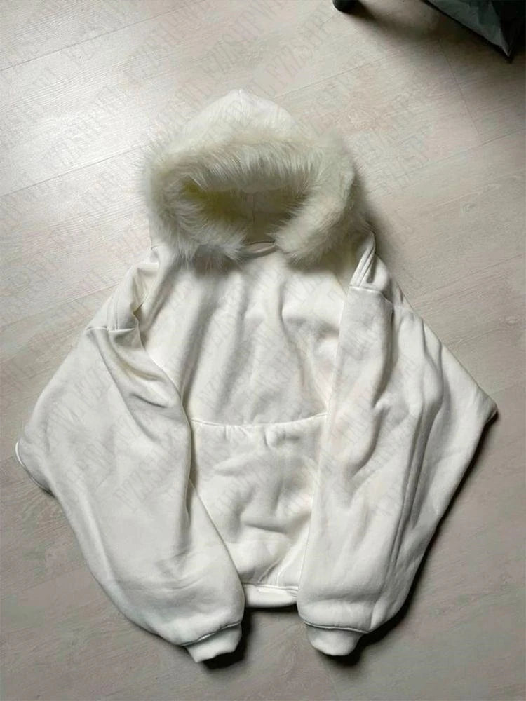 Millennial y2k vintage Spice girl slim slim waist pink zipper hooded hoodie jacket female autumn/winter design sense woolly hat