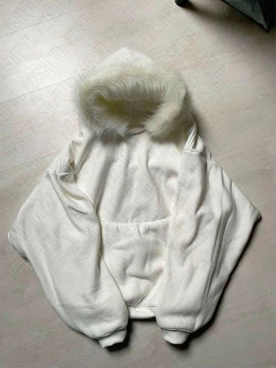 Millennial y2k vintage Spice girl slim slim waist pink zipper hooded hoodie jacket female autumn/winter design sense woolly hat