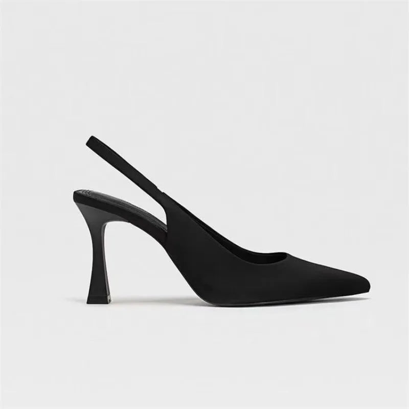 2024 Summer New Europe and The United States Large Size Fashion Pointed Sandals Temperament with French Women's Shoes