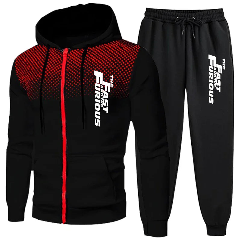 Hot Sale Men's Tracksuit Hooded Casual Single Piece Zipper Sweatshirt And Daily Single Sweatpants Comfort Outdoor Jogging Sports