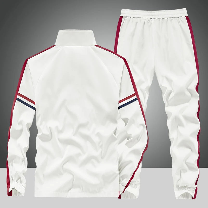 Men's Tracksuits 2 Piece Long Sleeve Athletic Full Zip Sweatsuits Jogging Suit Set Casual Outdoor Sports Running Tracksuit Sets